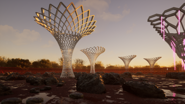 Тематический парк
при выставочном зале «Soto: Music & Light»