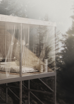 Дизайн-проект отеля на Борницком Карьере. Bornitsky Quarry Quarters