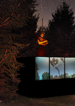 Design of a Mobile Shadow Theater for the Performance The Maiden Tsar