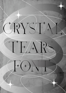 Crystal Tears Font Crystal Tears Font