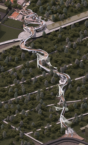 Lisikhinskoe Cemetery overpass