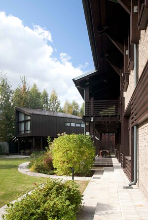 Жилой дом и банный павильон в посёлке Николо-Урюпино