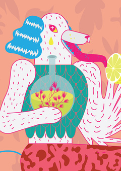 Character for Bloom Perfumery concept boutiques in London