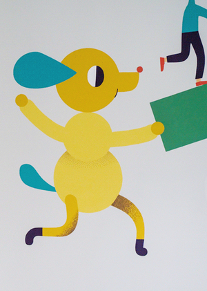 Mural illustrations for the headquarters of Detsky Mir