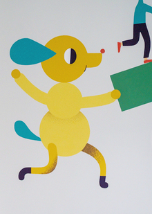 Mural illustrations for the headquarters of Detsky Mir