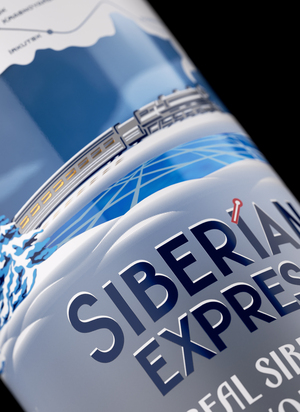 Дизайн водки «Siberian Express», 2021