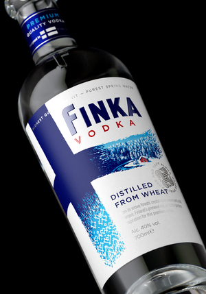 Дизайн линейки водок «Finka», 2021