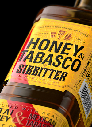 Дизайн настойки «Sibbitter Honey&Tabasco», 2022