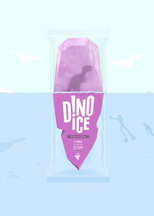 DINO ICE / fruit ice lolly