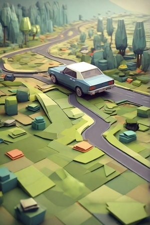 Build the Way! 3D-игра про тайлы и дороги.