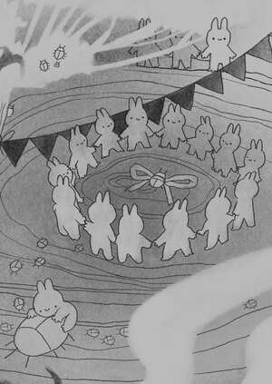 Rabbits, beetles, stumps