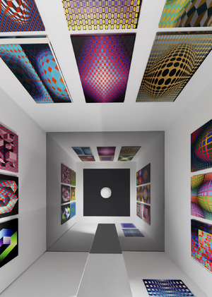 Оп-арт — переосмысление через тактильное взаимодействие