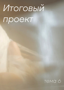 Тема 6. Итоговый проект