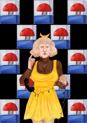 Книжка-картинка по рассказу 
Р. Мэтисона "Кнопка,копка"