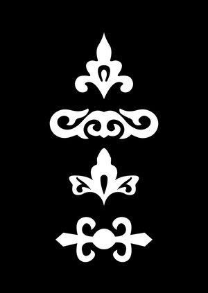 Орнамент кавказского кинжала