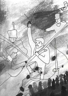 Иллюстрации к&nbsp;произведению М.&nbsp;Ю.&nbsp;Лермонтова «Бородино»