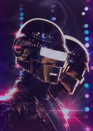 История группы Daft Punk сквозь призму графики