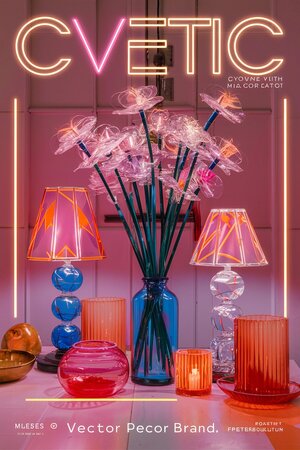 Брендинг декора для дома «CVETIC» с применением генеративных нейросетей 