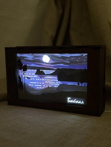 Световая 3D-диорама, светильник-ночник