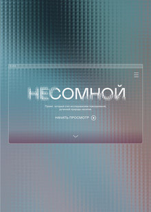 Несомной. веб-проект