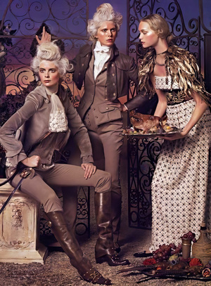 Империя в модном показе Dolce&Gabbana осень 2006