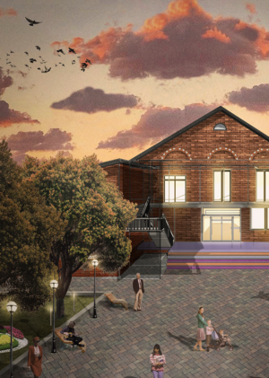 Благоустройство территории и реновация здания Дома Культуры деревни Жостово