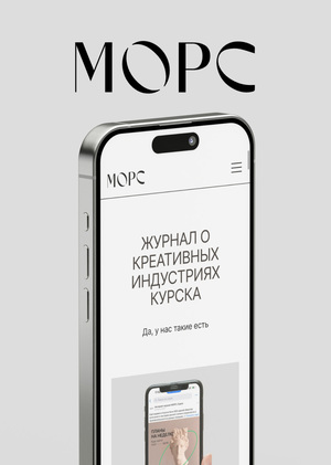 Журнал о креативных индустриях Курской области «Морс» 