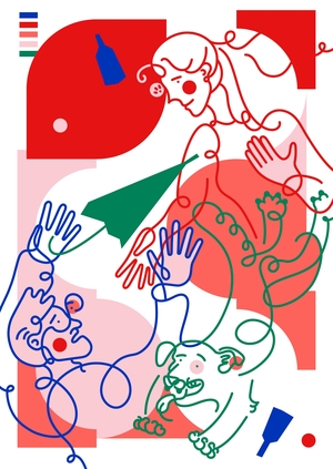 Сверху вниз