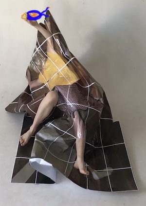 "I'm having a mental stripper. The audience isn't here yet, but."