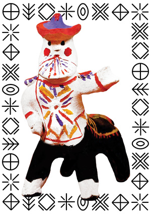 Branding of a Cargopole clay toy