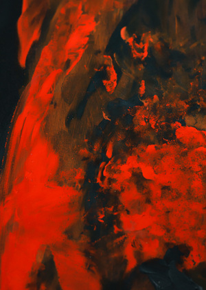 пожар внутри