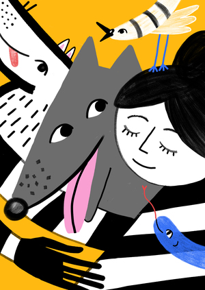 Зверята, привет! — серия образовательных книг для малышей