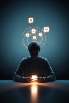 Анализ датасета из&nbsp;kaggle Social Media Usage and Emotional Well-Being
