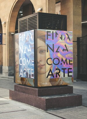 Бренд с акцентом на искусство для итальянского банка Медичи