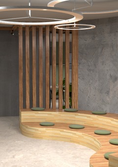 interior design project of the educational cluster