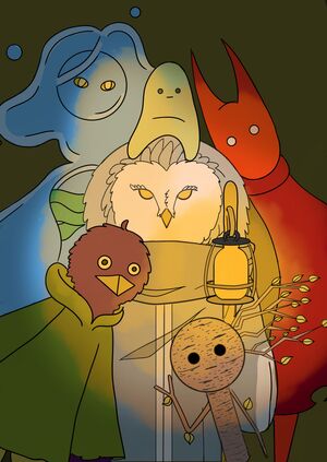 В лесной чаще