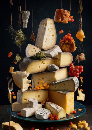 Анализ данных параметров различных видов сыра.