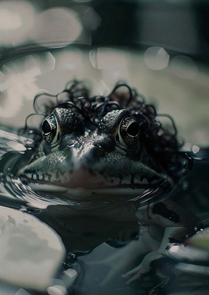 Серия фотографий, вдохновленная историей о царевне лягушке