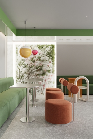 Дизайн-проект healthy кафе “Bize”