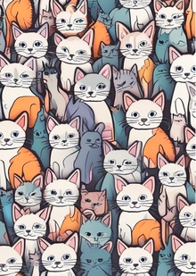 Платки «Коты-Экстрим»