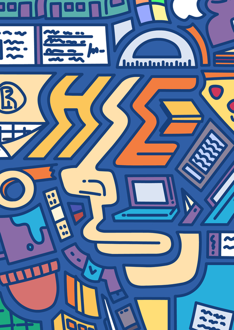 Дизайн мерча для НИУ ВШЭ