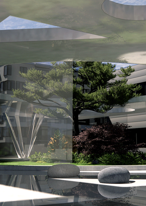 Thematic park for the "Semaphores of Suprematism" exhibition space