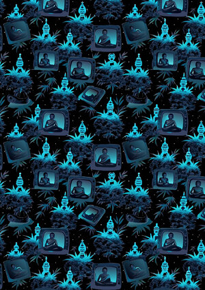 Серия платков к вымышленному манифесту Нам Джун Пайка