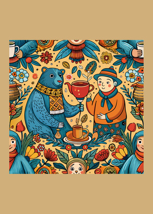 Платки для агентства «Медвежья услуга»