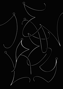 Серия подвесок на основе шрифта somethorns Серия подвесок на основе шрифта somethorns