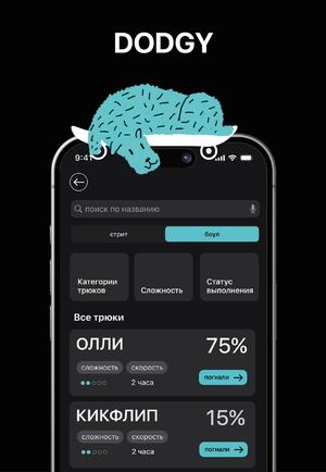 DODGY — твой персональный тренер по скейтборду