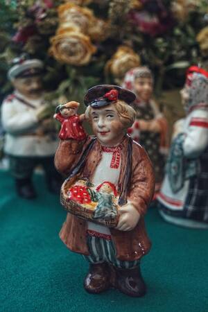 Елочная игрушка "Коробейник"/Ceramic Creatures