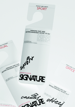 Упаковка ароматизаторов для шкафа «‎SIGNATURE»‎