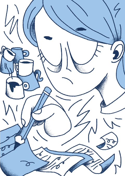 Серия иллюстраций для журнала