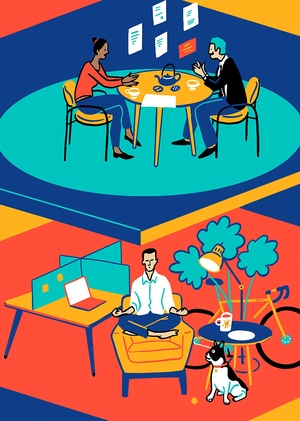 DataArt's corporate culture illustration